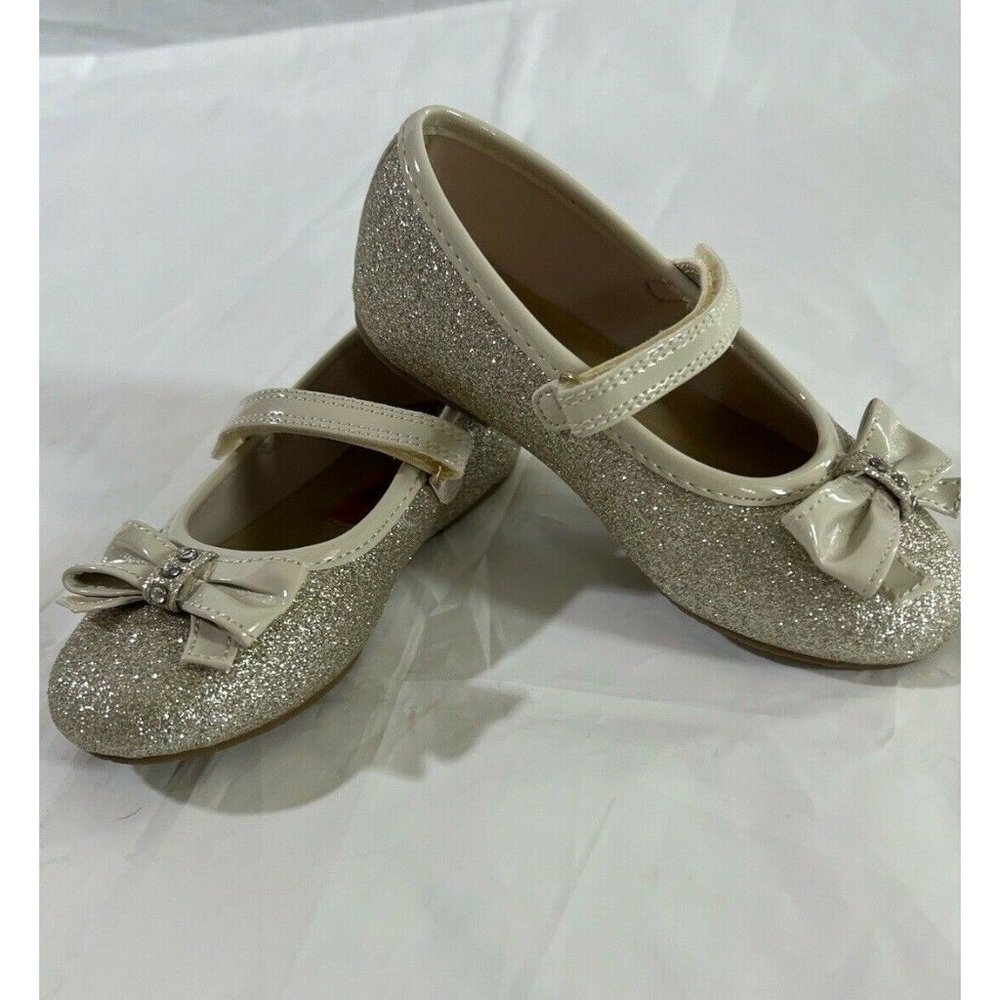 NEW Rachel Shoes Baby Girls Flip Flop Gold Size 8